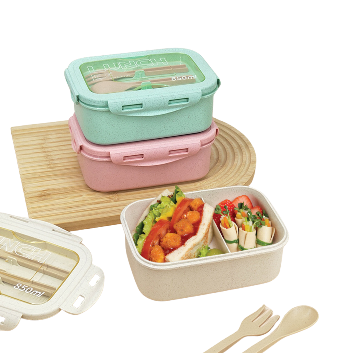 Wheat Straw Japanese Lunch Box