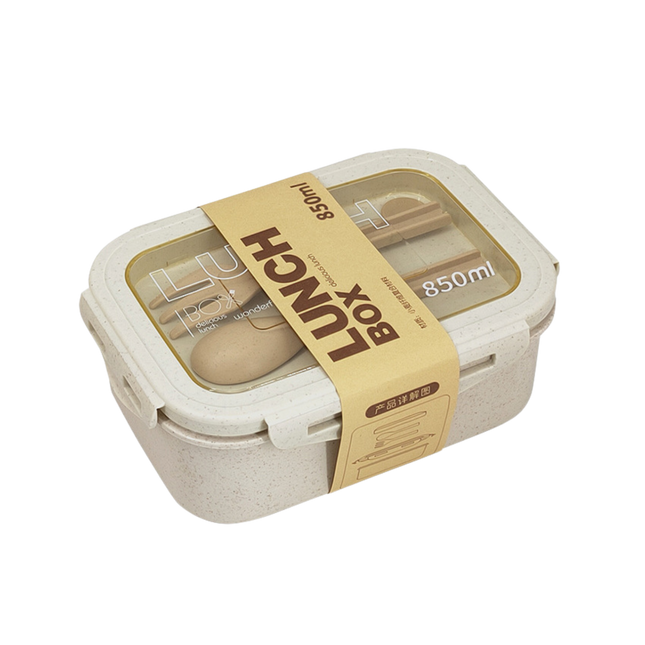 Wheat Straw Japanese Lunch Box (Deliver in 4-6 weeks)