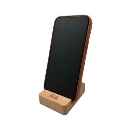 Universal Portable Mini Wood Phone Stand Holder (Name Printing)