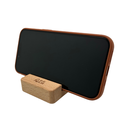 Universal Portable Mini Wood Phone Stand Holder (Name Printing)