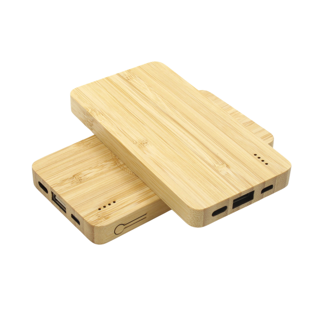 5000 MAH Bamboo Power Bank (Deliver in 4-6 weeks)