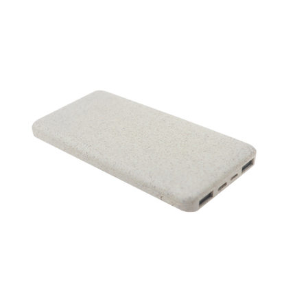10000 MAH Wheat Straw Power Bank (Deliver in 4-6 weeks)