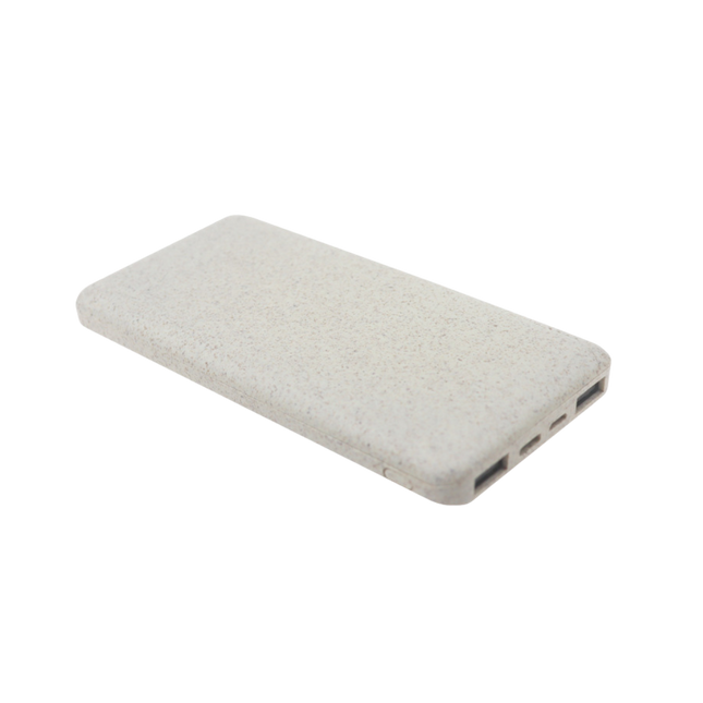 10000 MAH Wheat Straw Power Bank (Deliver in 4-6 weeks)