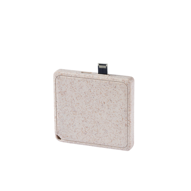2000 MAH Wheat Mini Power Bank (Deliver in 4-6 weeks)