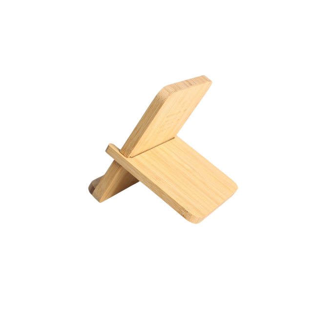 15W Bamboo Wireless Charger With Detachable Stand (Deliver in 4-6 weeks)