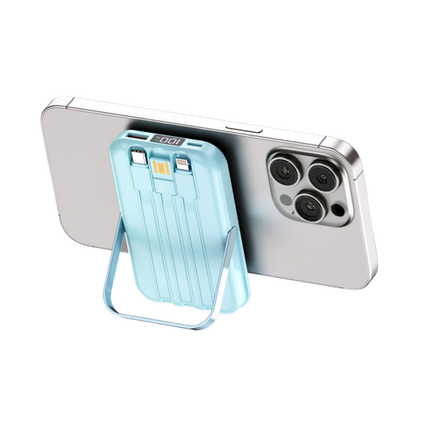Magnetic Wireless Power Bank w/ Built-in Cable (Deliver In 4-6 weeks)