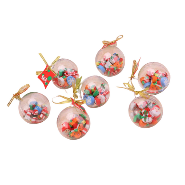 Christmas Erasers Ball Ornament