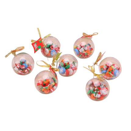 Christmas Erasers Ball Ornament