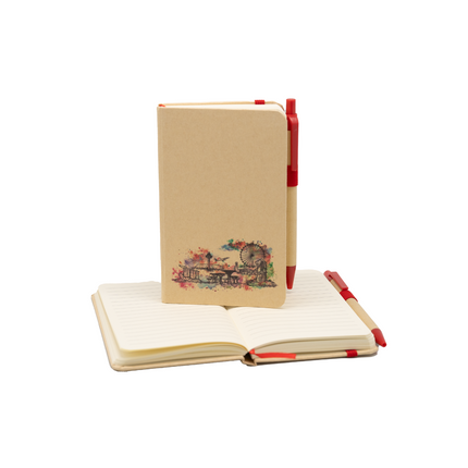 Singapore Theme Eco-Friendly A6 Notebook Set