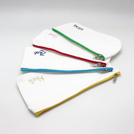 Premium Canvas Fabric Pencil Case (Name Printing)