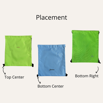 Premium Quality Nylon Drawstring Activity Bag (Name Printing)