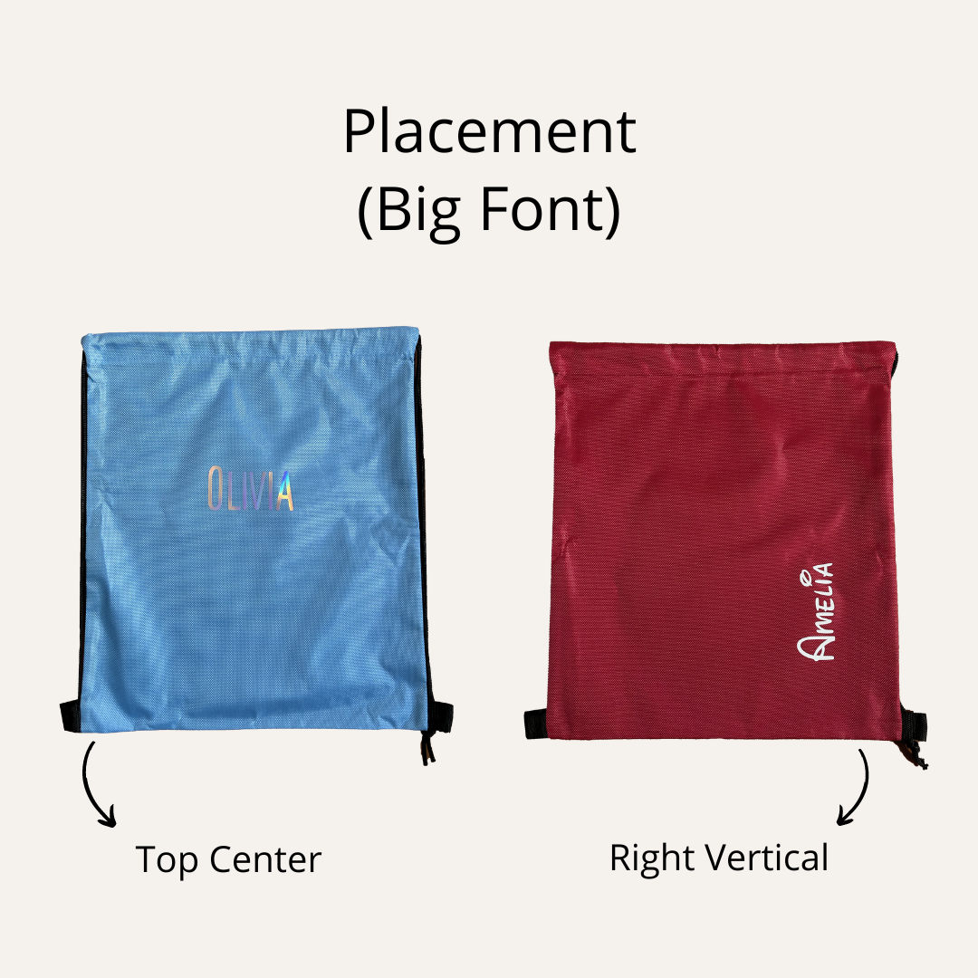 Premium Quality Nylon Drawstring Activity Bag (Name Printing)