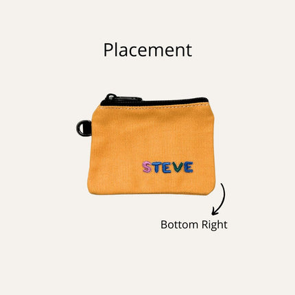 Ring Coin Pouch (Name Printing)