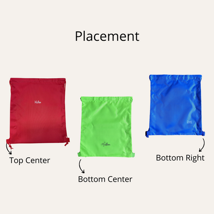 Drawstring Nylon CCA Sports Bag (Name Printing)
