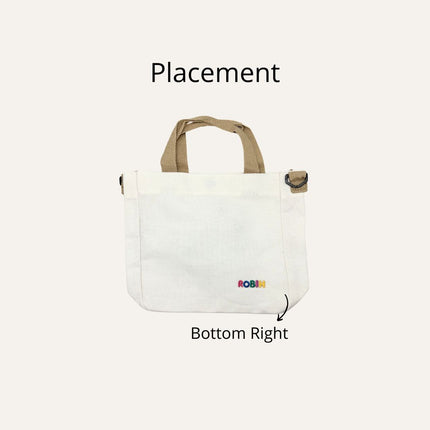 Mini Canvas Crossbody Sling Bag (Name Printing)