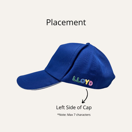 Cotton Cap With Adjustable Buckle (Name Printing)