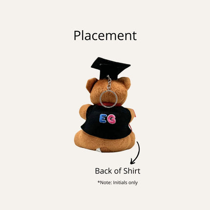 Graduation Bear Soft Toy (Name Printing)