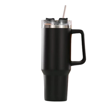 1.2L Stainless Steel Insulated Tumbler with Straw