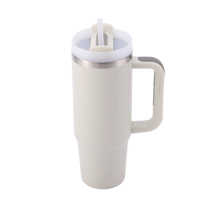 1.2L Stainless Steel Insulated Tumbler with Straw