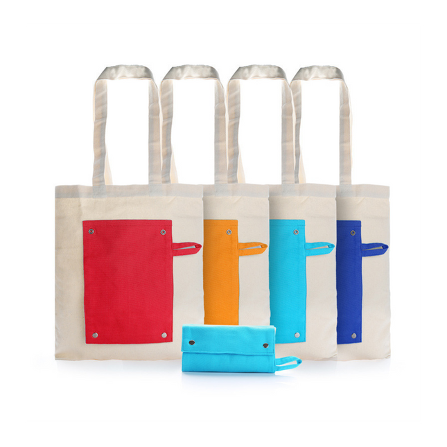 Foldable Canvas Shopping Bag (Deliver in 4-6 weeks)