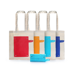 Foldable Canvas Shopping Bag (Deliver in 4-6 weeks)