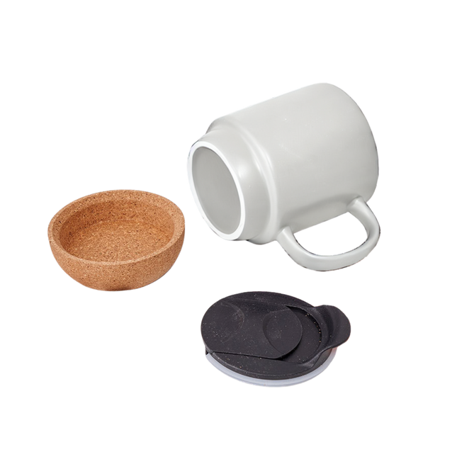 Cork Base Ceramic Mug (Deliver in 4-6 weeks)