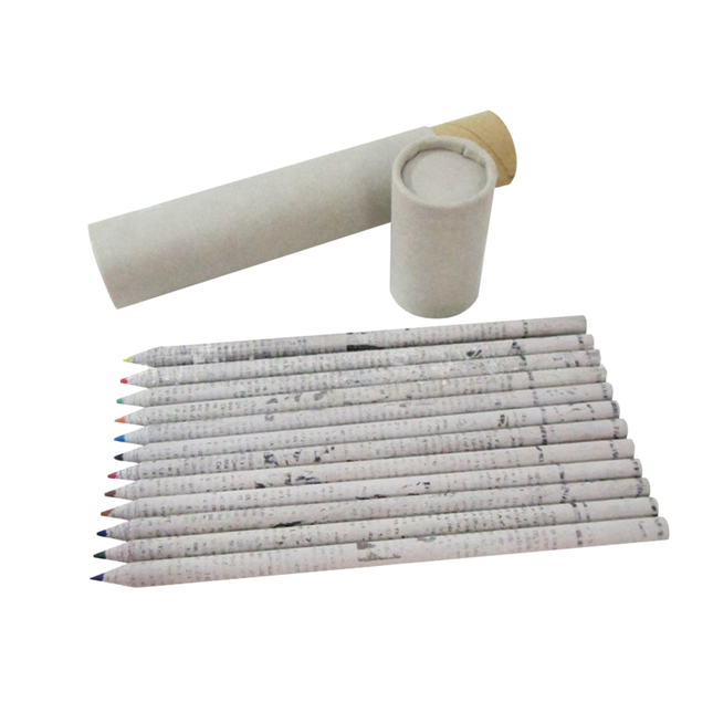 Eco Recycled Paper Colour Pencil Set (Deliver in 4-6 weeks)
