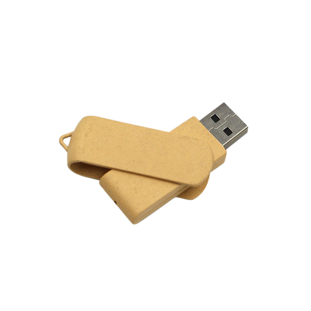 Eco Wheat Fibre USB Flash Drive (Deliver in 4-6 weeks) – One Dollar Only