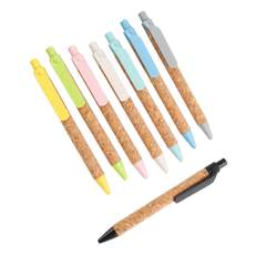 Eco Wheat Straw and Cork Pen (Deliver in 4-6 weeks)