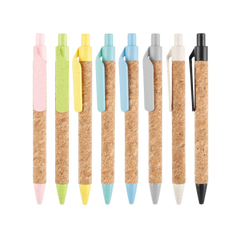 Eco Wheat Straw and Cork Pen (Deliver in 4-6 weeks)