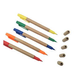Recycled Paper Highlighter and Pen (Deliver in 4-6 weeks)