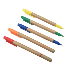 Recycled Paper Highlighter and Pen (Deliver in 4-6 weeks)