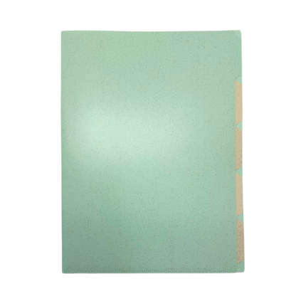 Wheat Fibre 4 Compartment L Folder