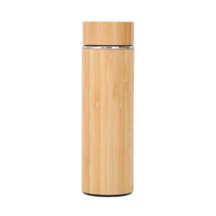 Stainless Steel Bamboo Thermal Bottle (Deliver in 4-6 weeks)