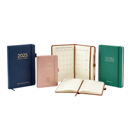 PU Leather Diaries / Planners