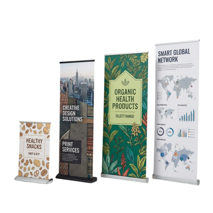 Roll-Up / Pull-Up Banner Stands