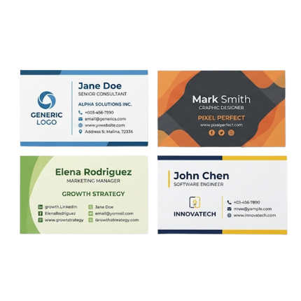 Standard Name Cards