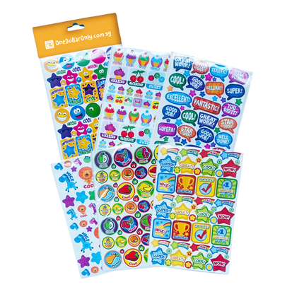 Pack of 6 Motivational Stickers
