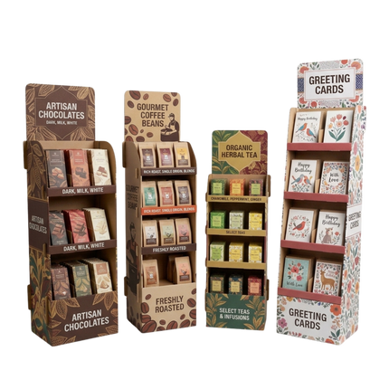 Tiered Display Shelves