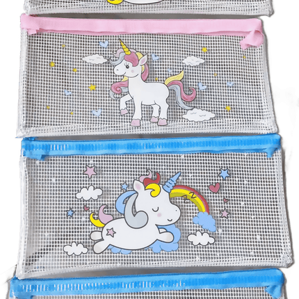 Unicorn Design PVC Pencil Case