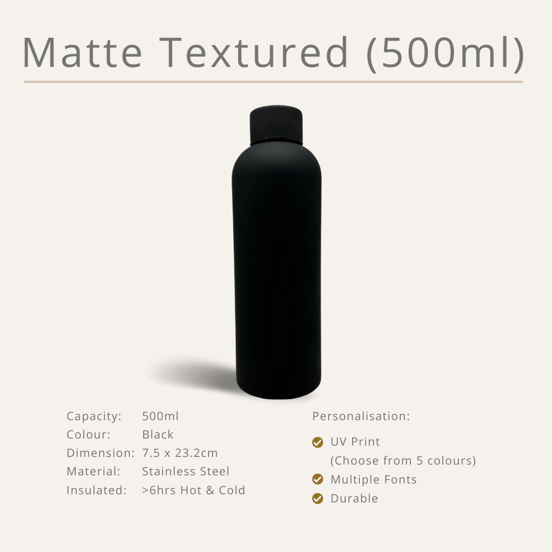 Personalised Thermal Bottle 220ml - 600ml (Name Printing)