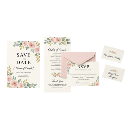 Wedding Suite (RSVP / Place Cards / Programmes / STD)