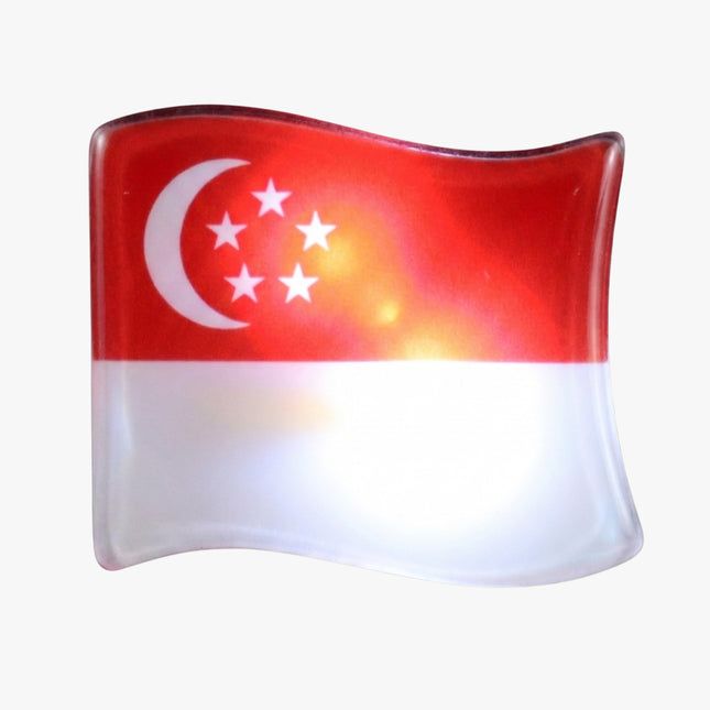 Singapore Light Up Badge