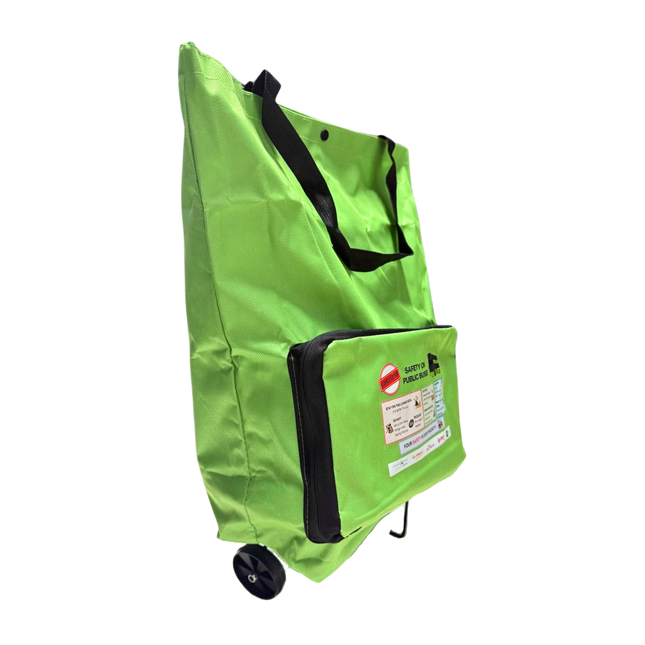 Customised Foldable Trolley with Wheels Bag (Preorder)