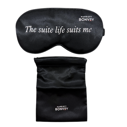 Customised Eye Mask with Drawstring Pouch (Preorder)