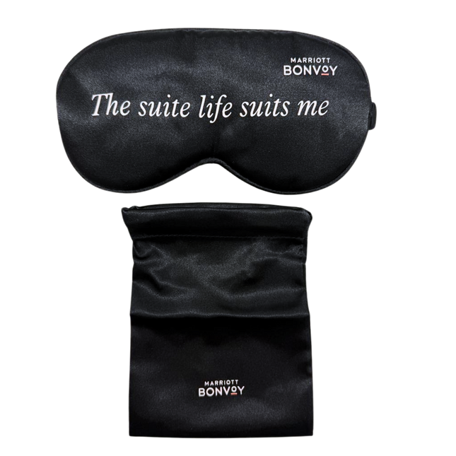 Customised Eye Mask with Drawstring Pouch (Preorder)