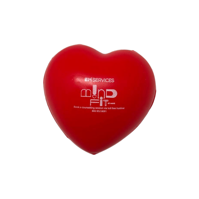 Customised Heart-Shaped Stress Ball (Preorder)