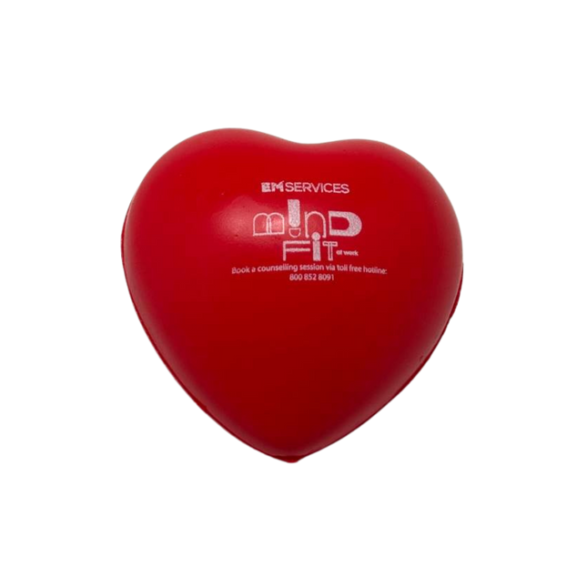Customised Heart-Shaped Stress Ball (Preorder)