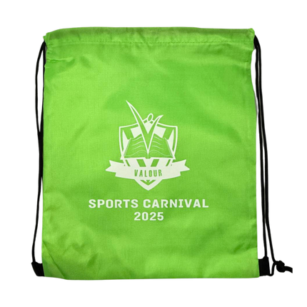 Customised Drawstring Nylon Sports Bag (Preorder)