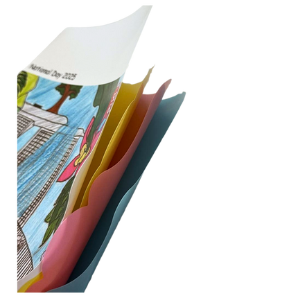 Customised 4-Compartment L Shaped Plastic Folder (Preorder)
